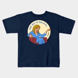 June Diane Raphael - Are We To Believe... Kids T-Shirt